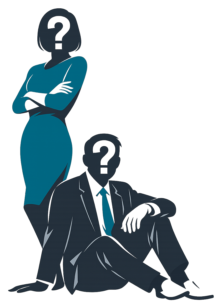 Masked applicant at a desk using ContactVault for first contact